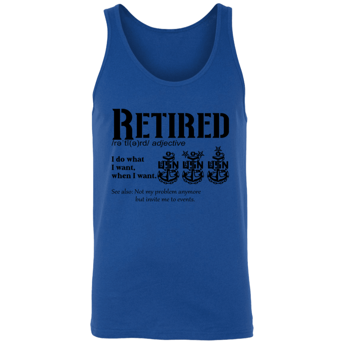 Retired Definition Unisex Tank