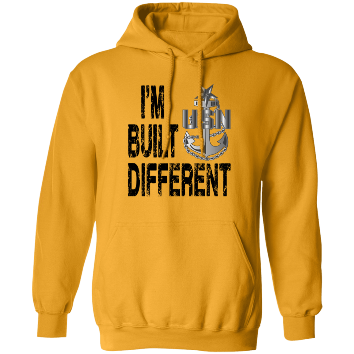 Built Different Senior Chief Pullover Hoodie