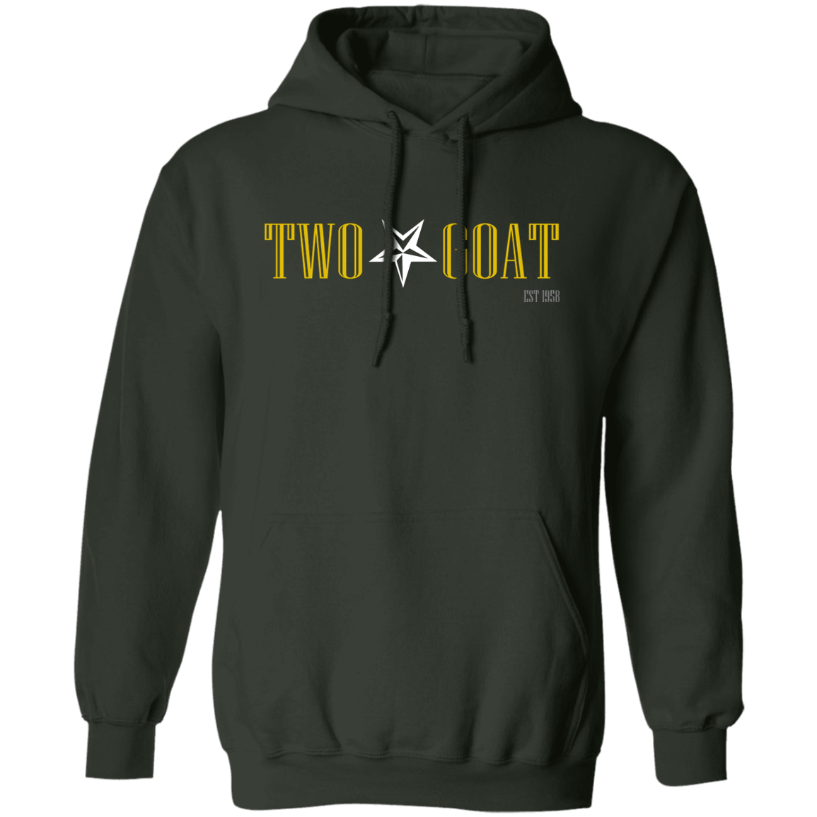 Two Star Goat Gold Pullover Hoodie