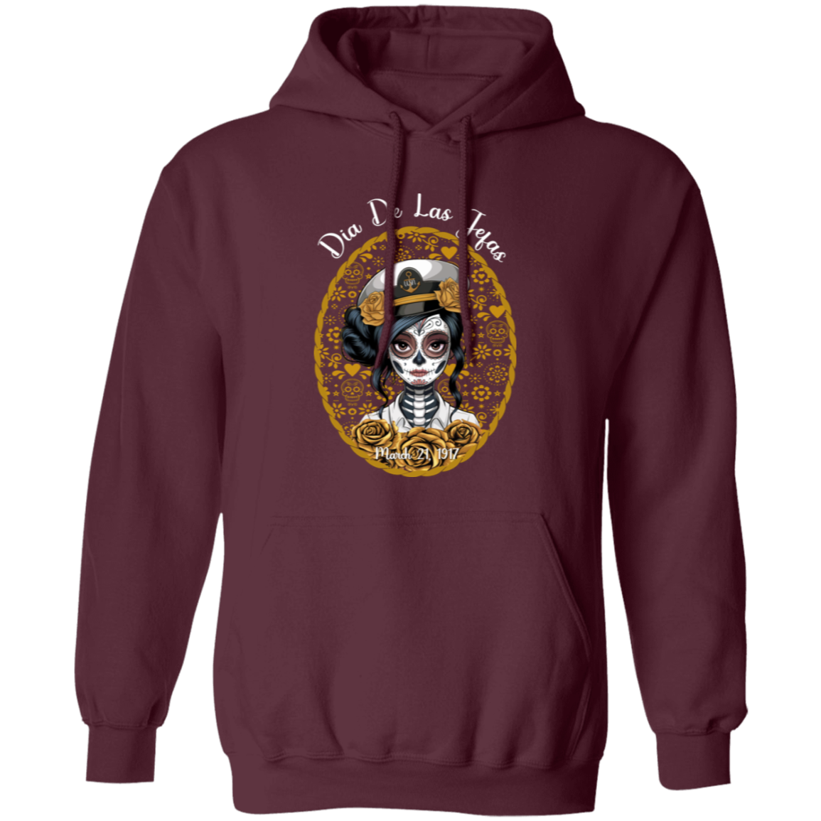 Dia De Las Jefas Pullover Hoodie