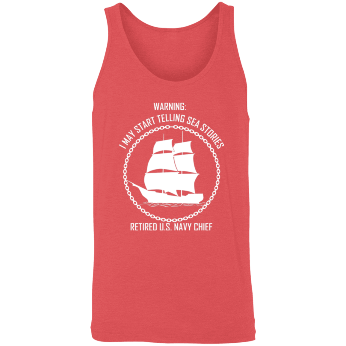 Retired Sea Stories White Unisex Tank