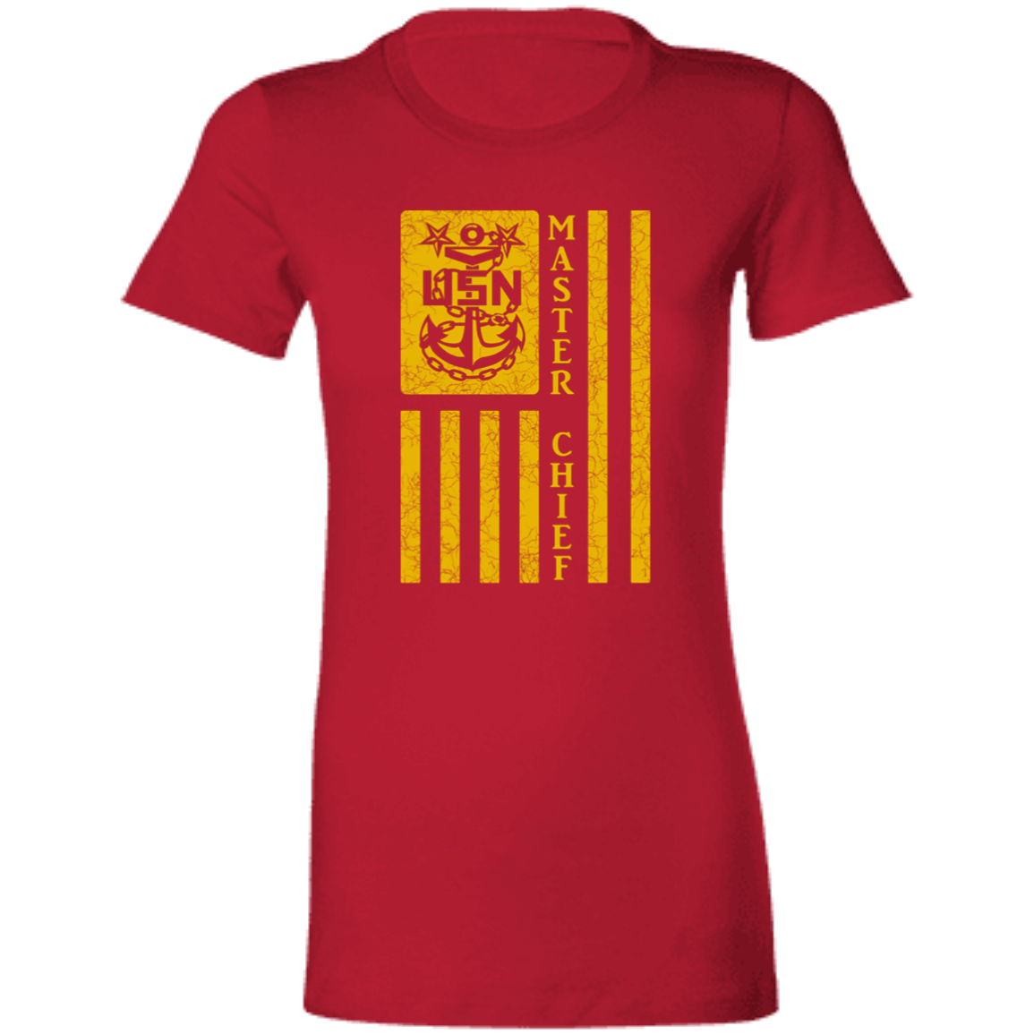 Master Chief Flag Gold Ladies' Favorite T-Shirt