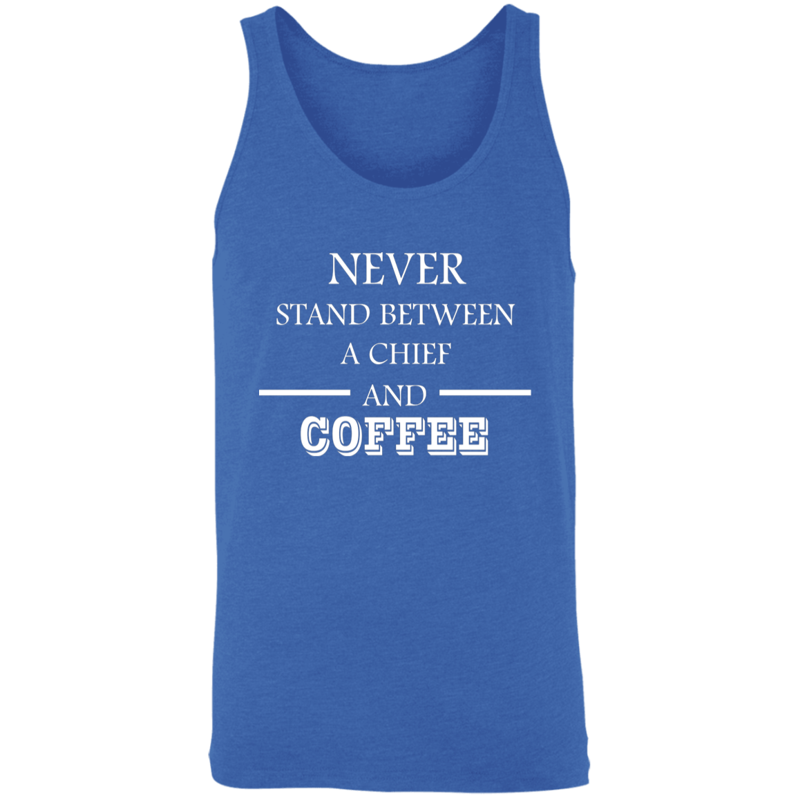 Coffee Love White Design Unisex Tank