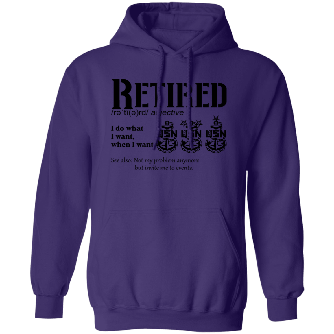 Retired Definition Pullover Hoodie