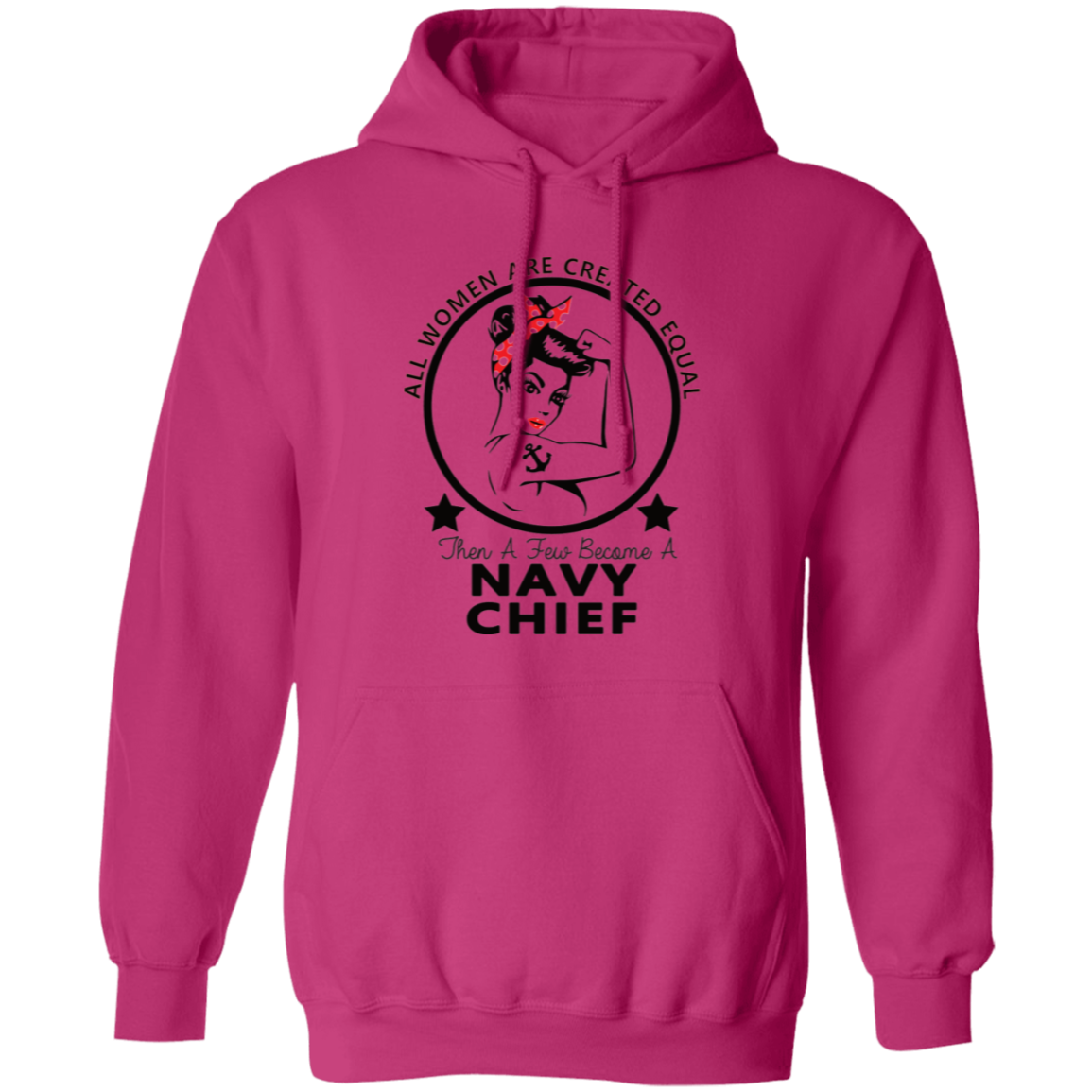 Navy Girl Chief Pullover Hoodie