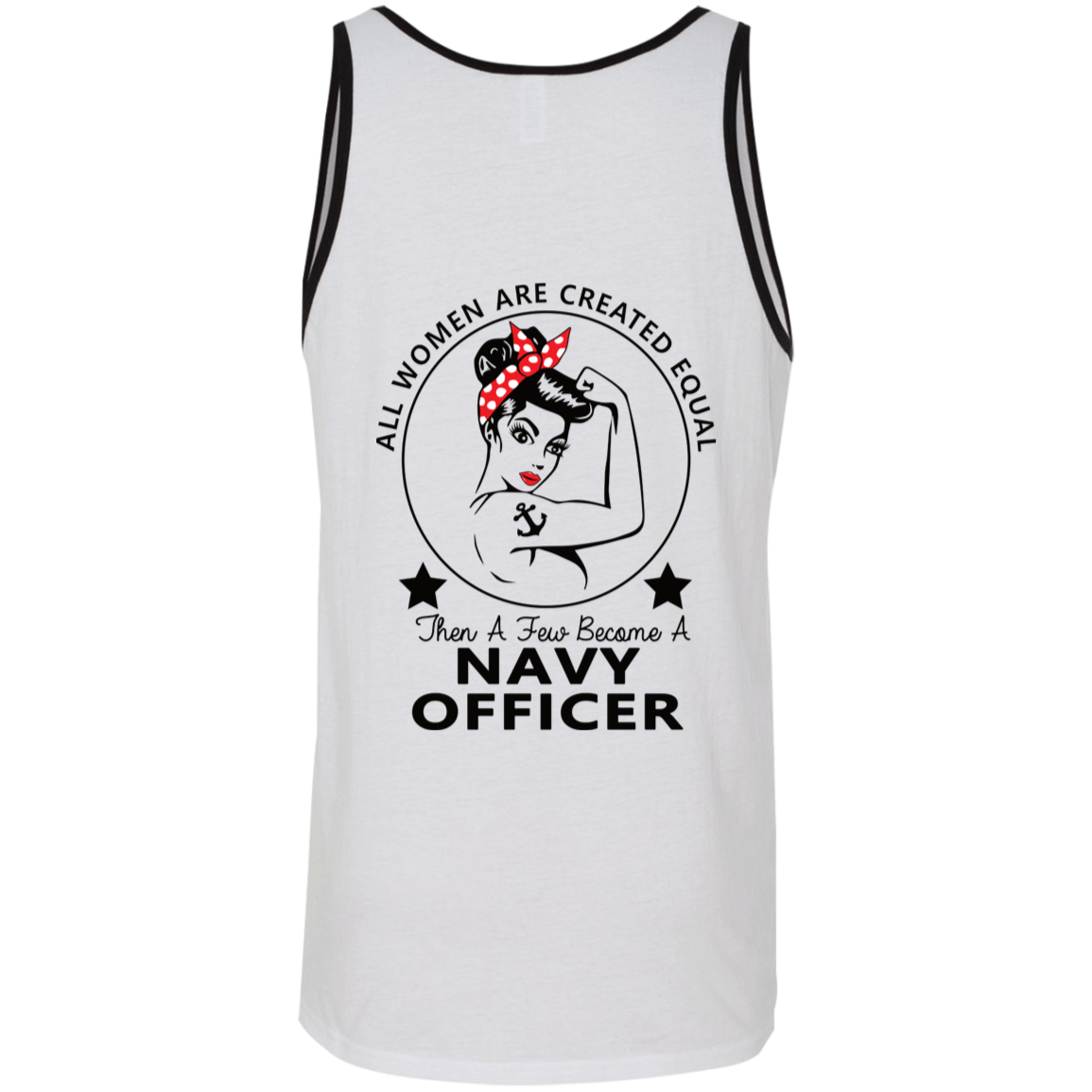 Navy Girl Officer FB Unisex Tank