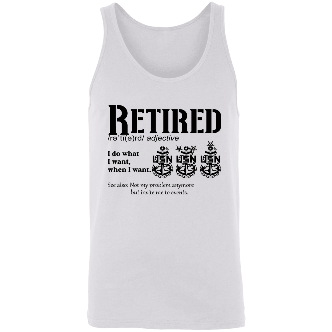 Retired Definition Unisex Tank