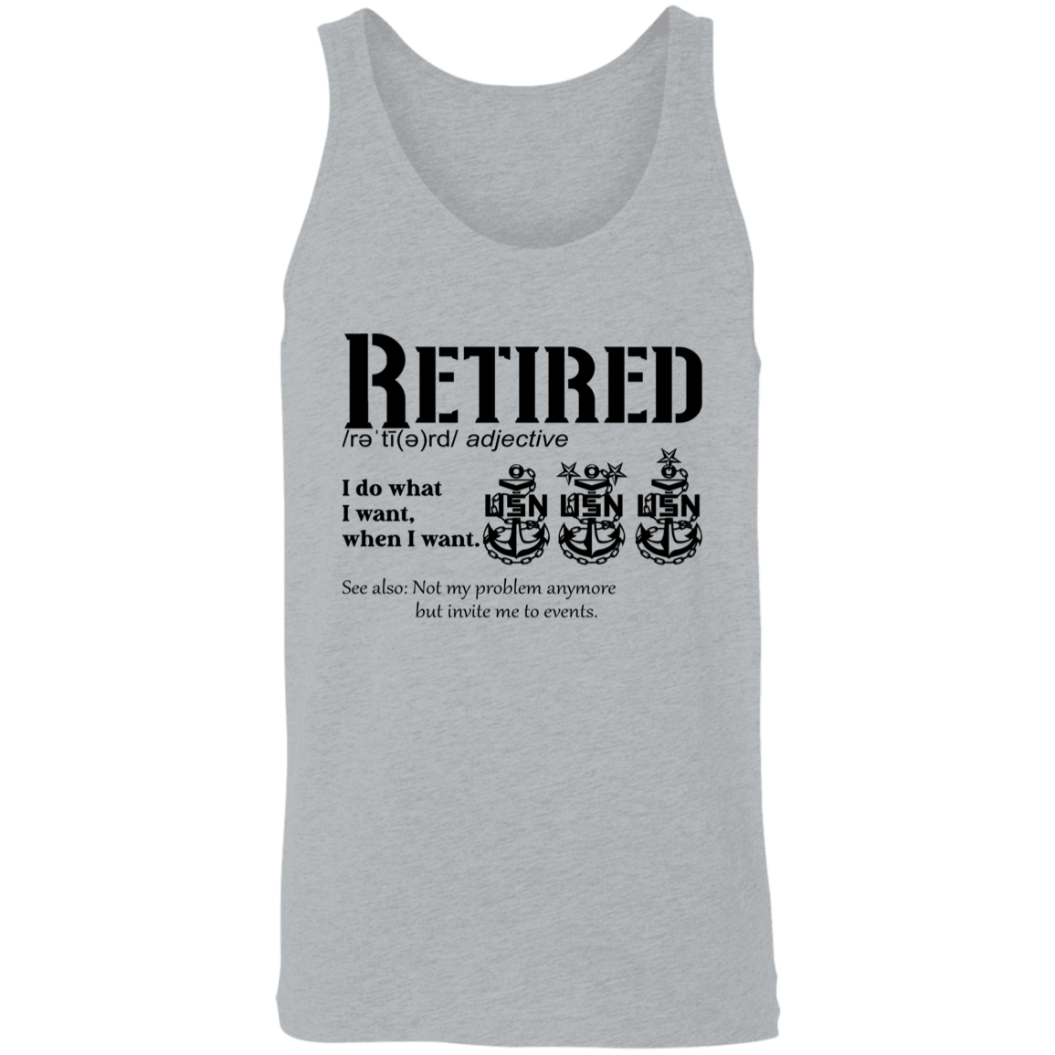 Retired Definition Unisex Tank