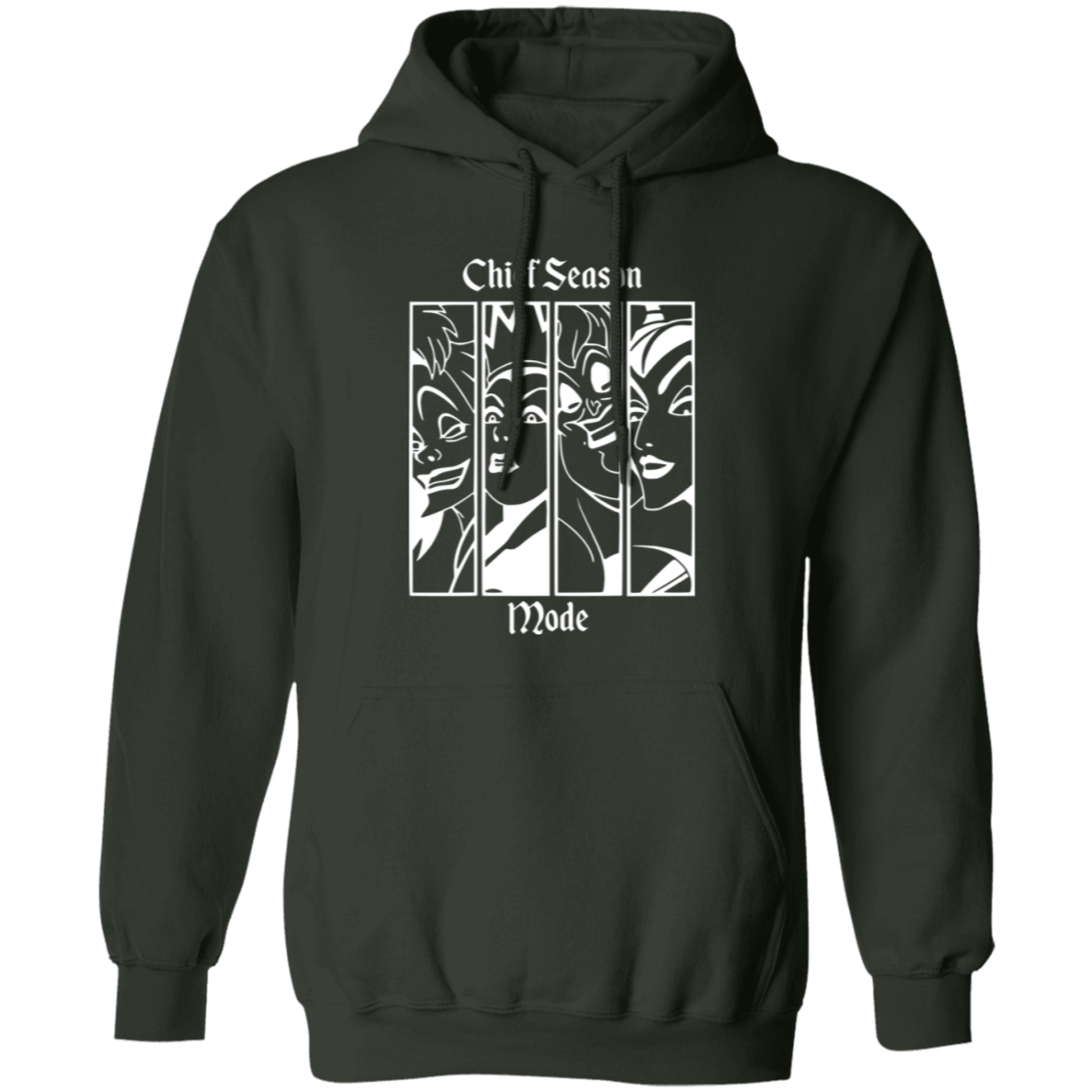 Wicked Mode White Pullover Hoodie