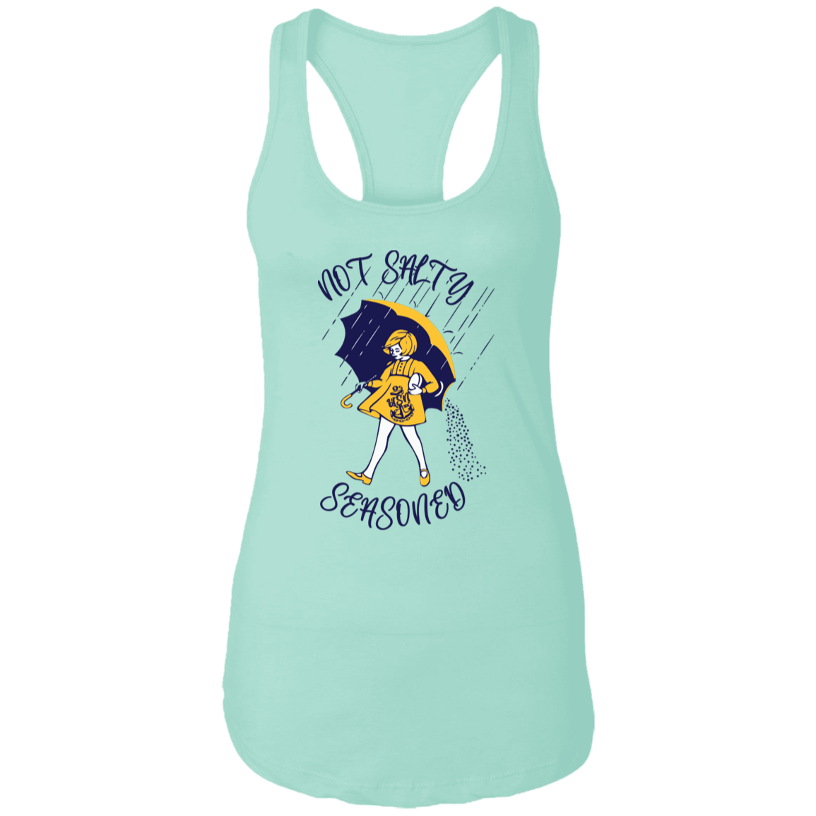Not Salty Ladies Racerback Tank