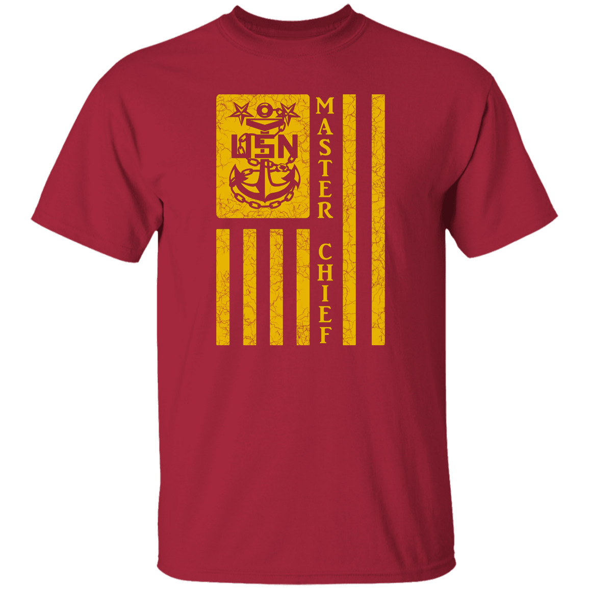 Master Chief Flag Gold 5.3 oz. T-Shirt