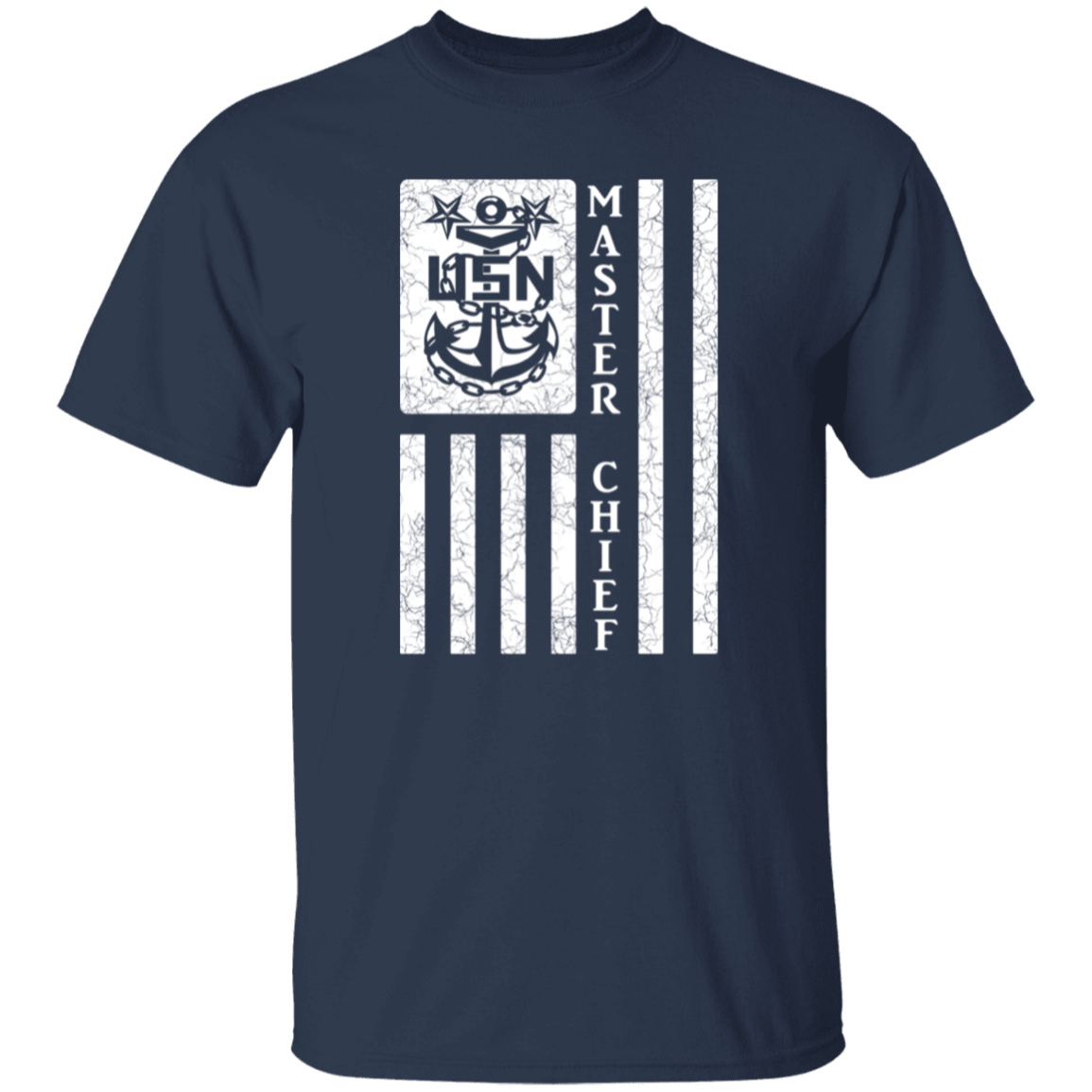 Master Chief Flag White 5.3 oz. T-Shirt