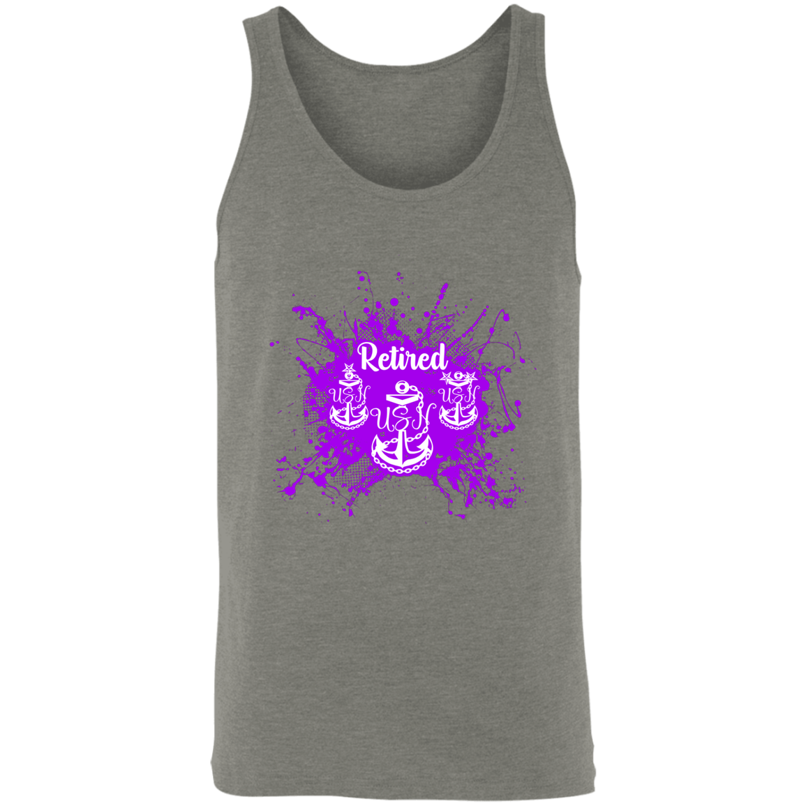 Retired Chief Purple Paint Unisex Tank