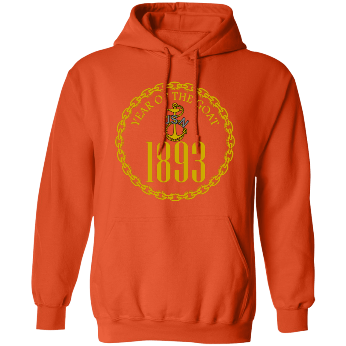 Year of the Goat Gold Pullover Hoodie