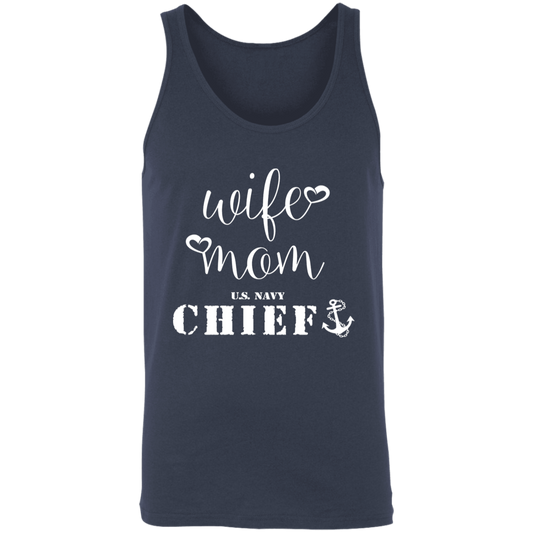 WMC White Unisex Tank