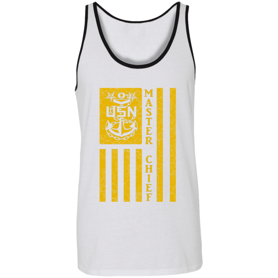 Master Chief Flag Gold Unisex Tank