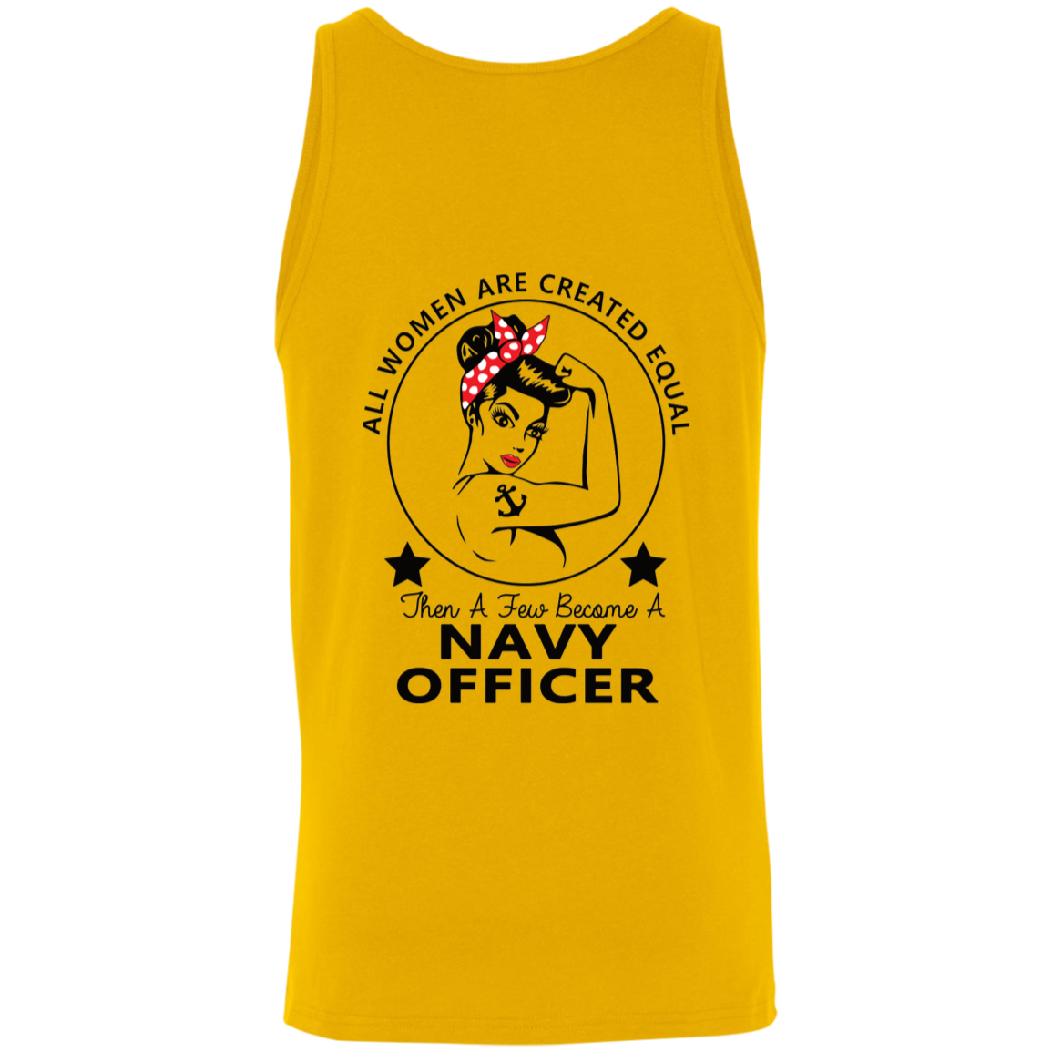 Navy Girl Officer FB Unisex Tank