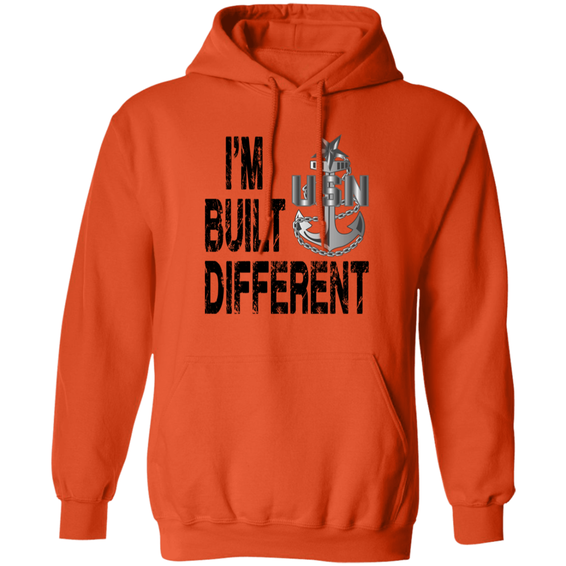 Built Different Senior Chief Pullover Hoodie