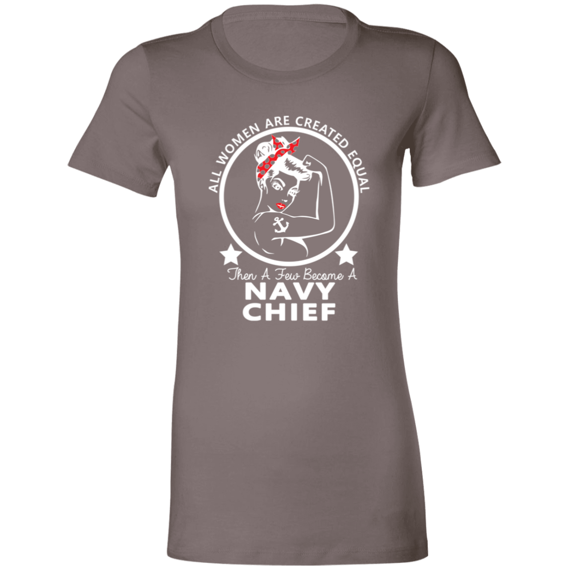 Navy Girl Chief White Ladies' Favorite T-Shirt