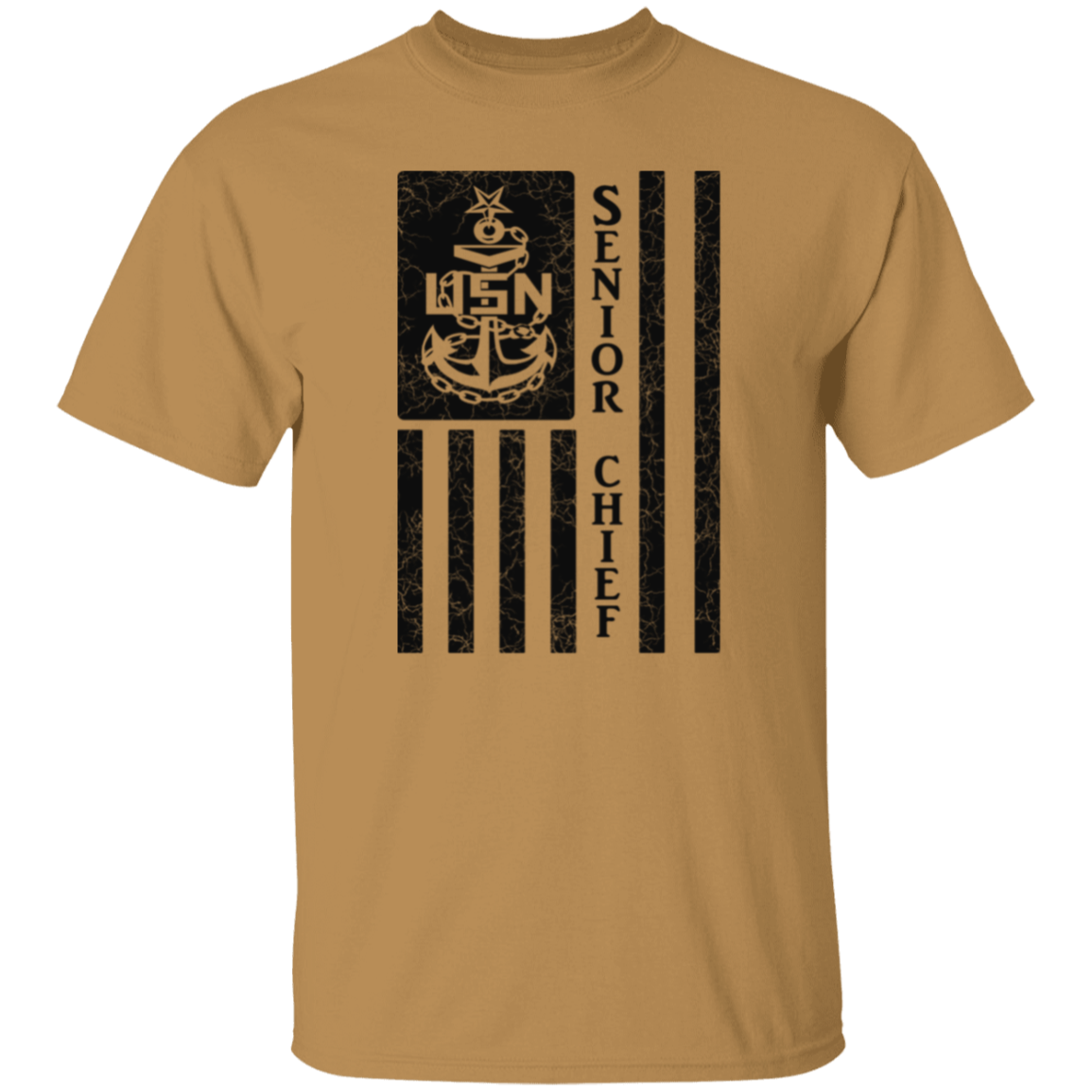 Senior Chief Flag 5.3 oz. T-Shirt