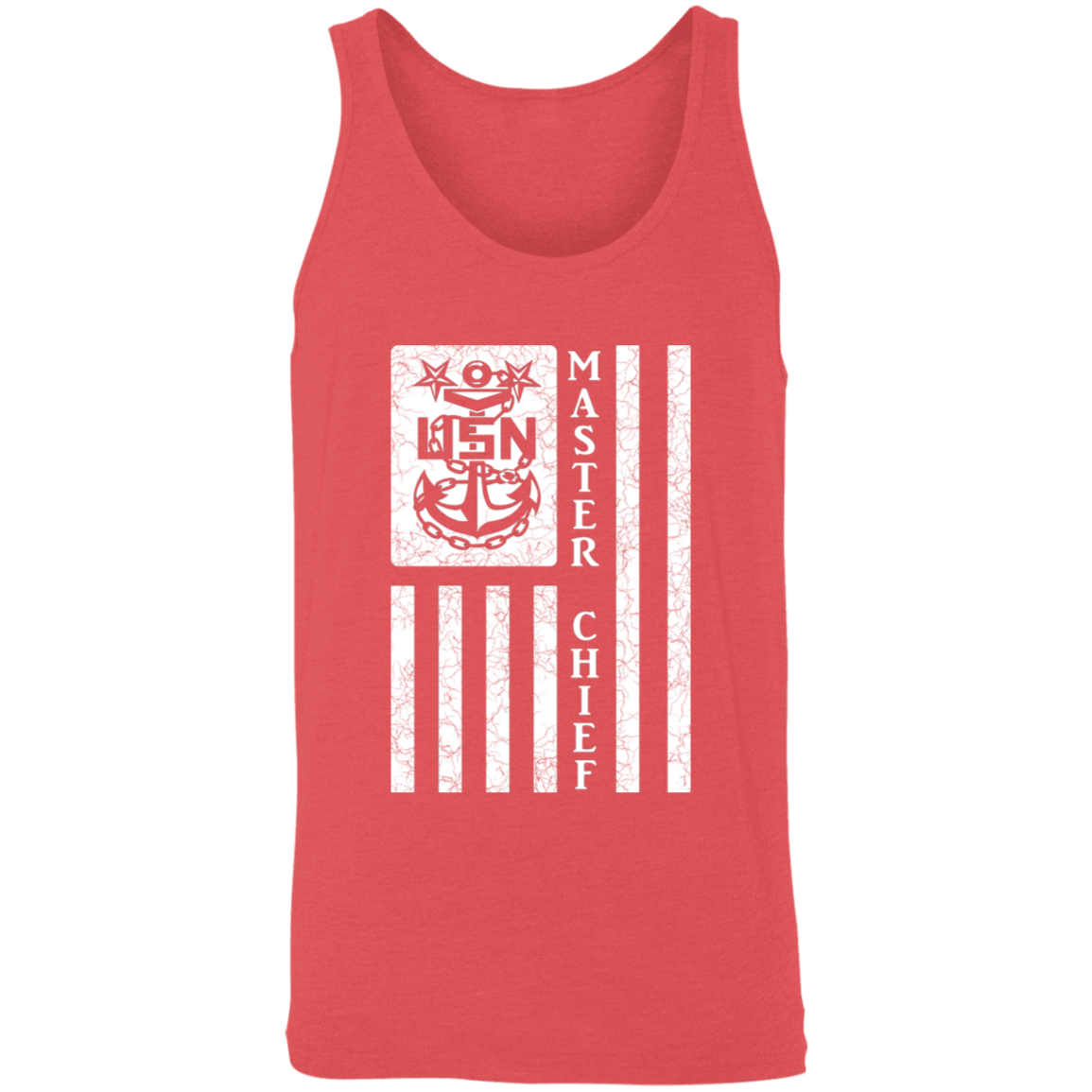 Master Chief Flag White Unisex Tank