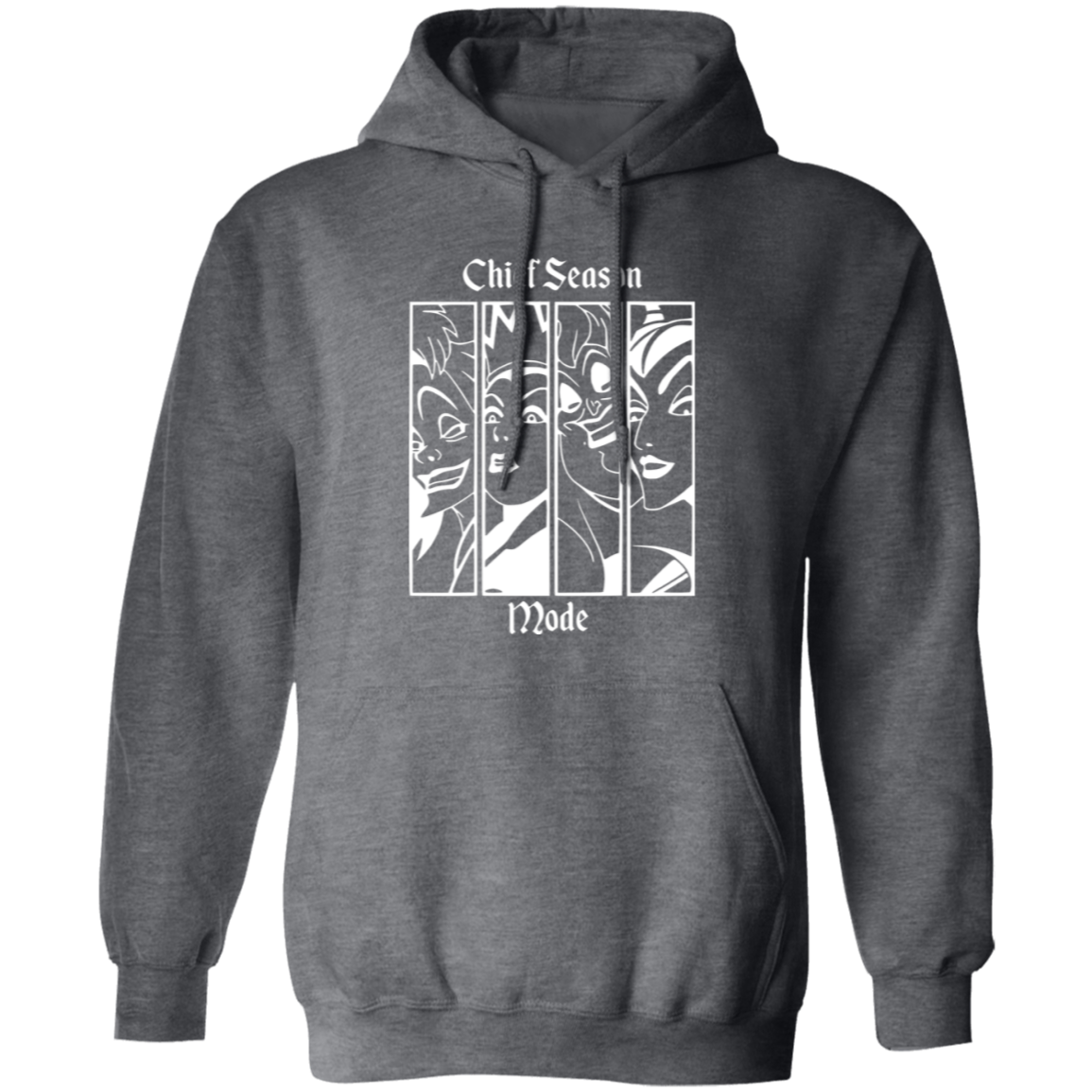Wicked Mode White Pullover Hoodie