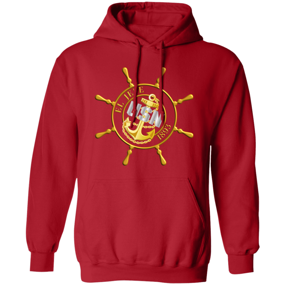 Ships Wheel Jefe Pullover Hoodie
