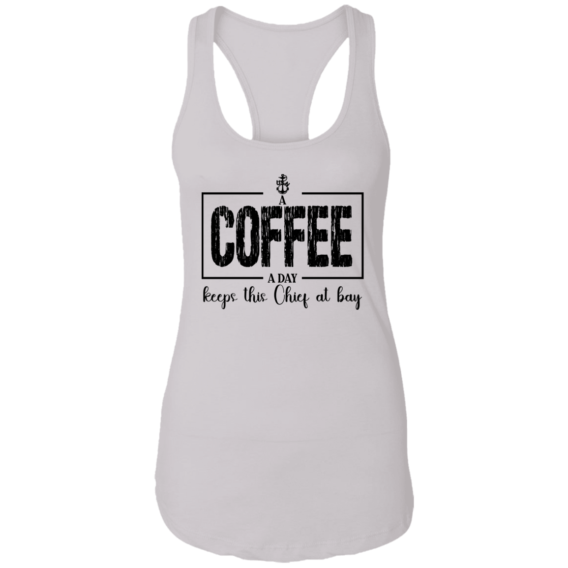 A Coffee a Day Ladies Racerback Tank