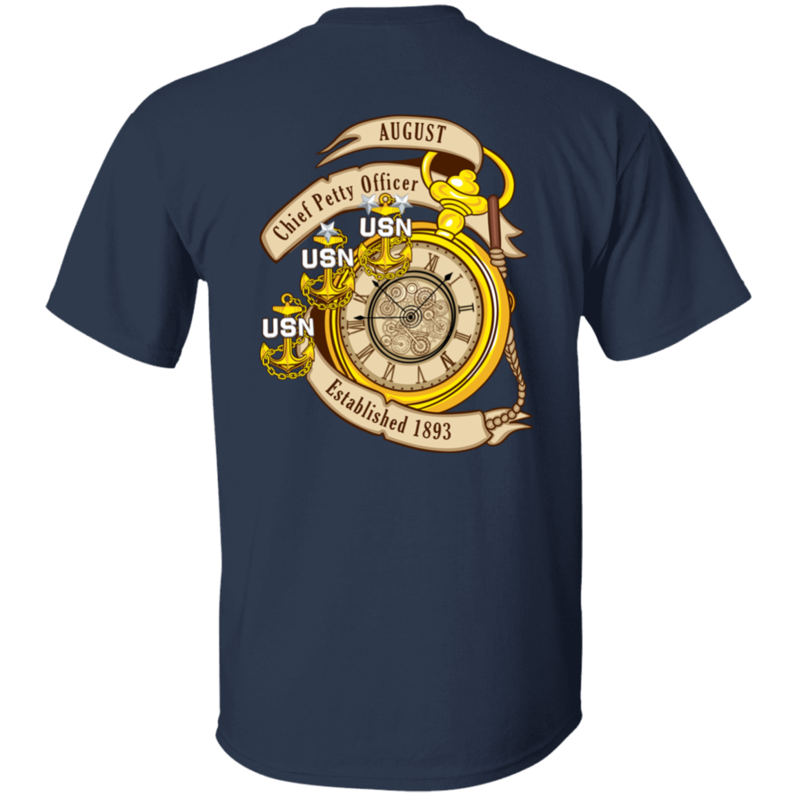 August CPO Two Sides 5.3 oz. T-Shirt