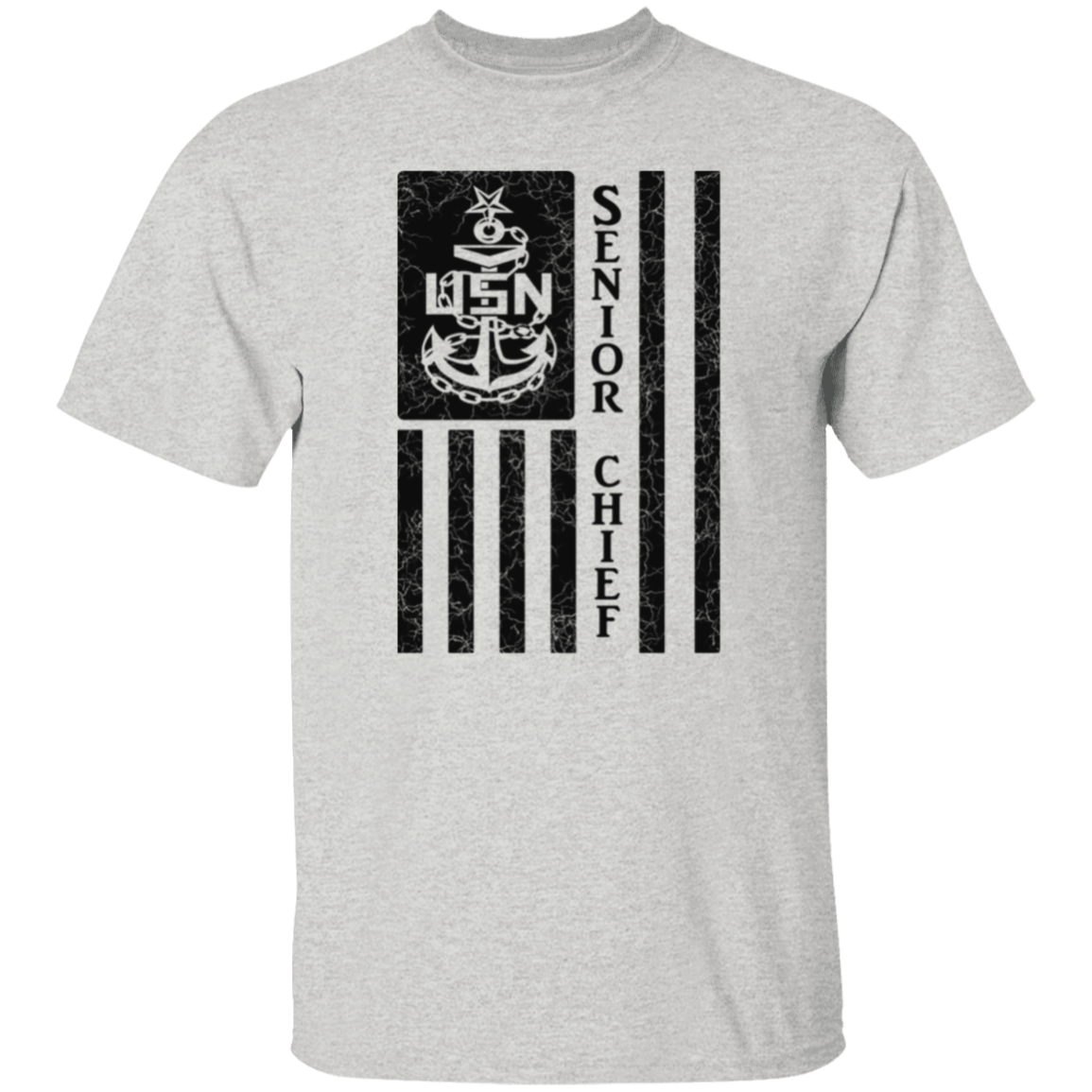 Senior Chief Flag 5.3 oz. T-Shirt