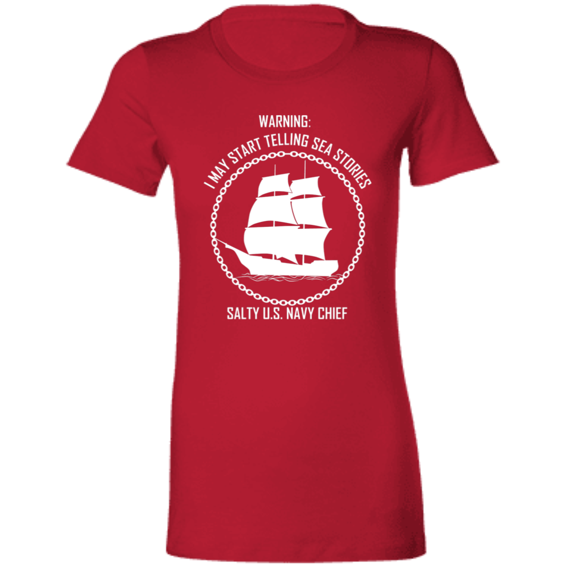 Salty Sea Story White Ladies' Favorite T-Shirt