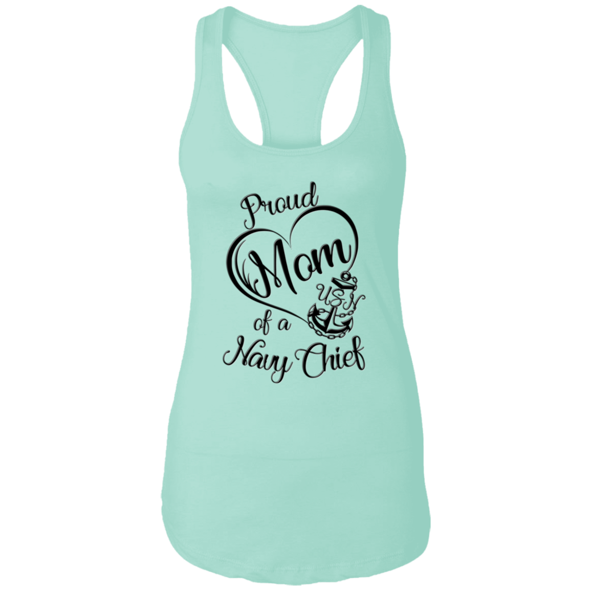 Proud Mom V2 Ladies Racerback Tank