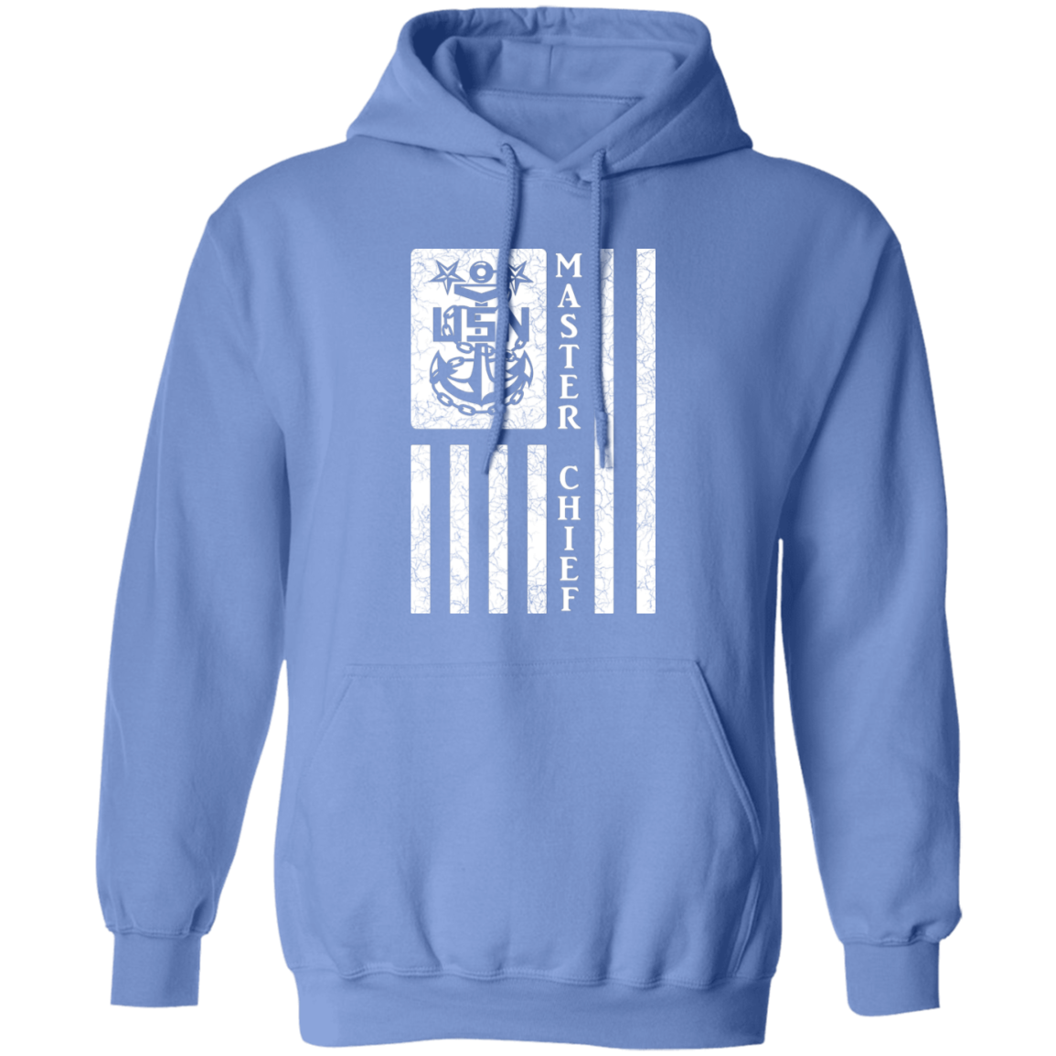 Master Chief Flag White Pullover Hoodie