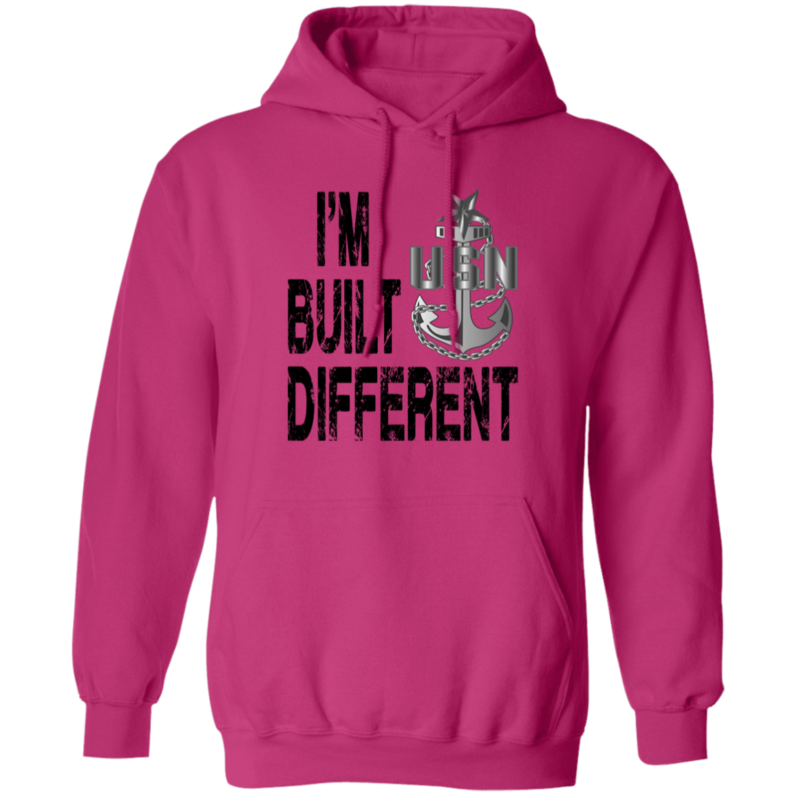 Built Different Senior Chief Pullover Hoodie