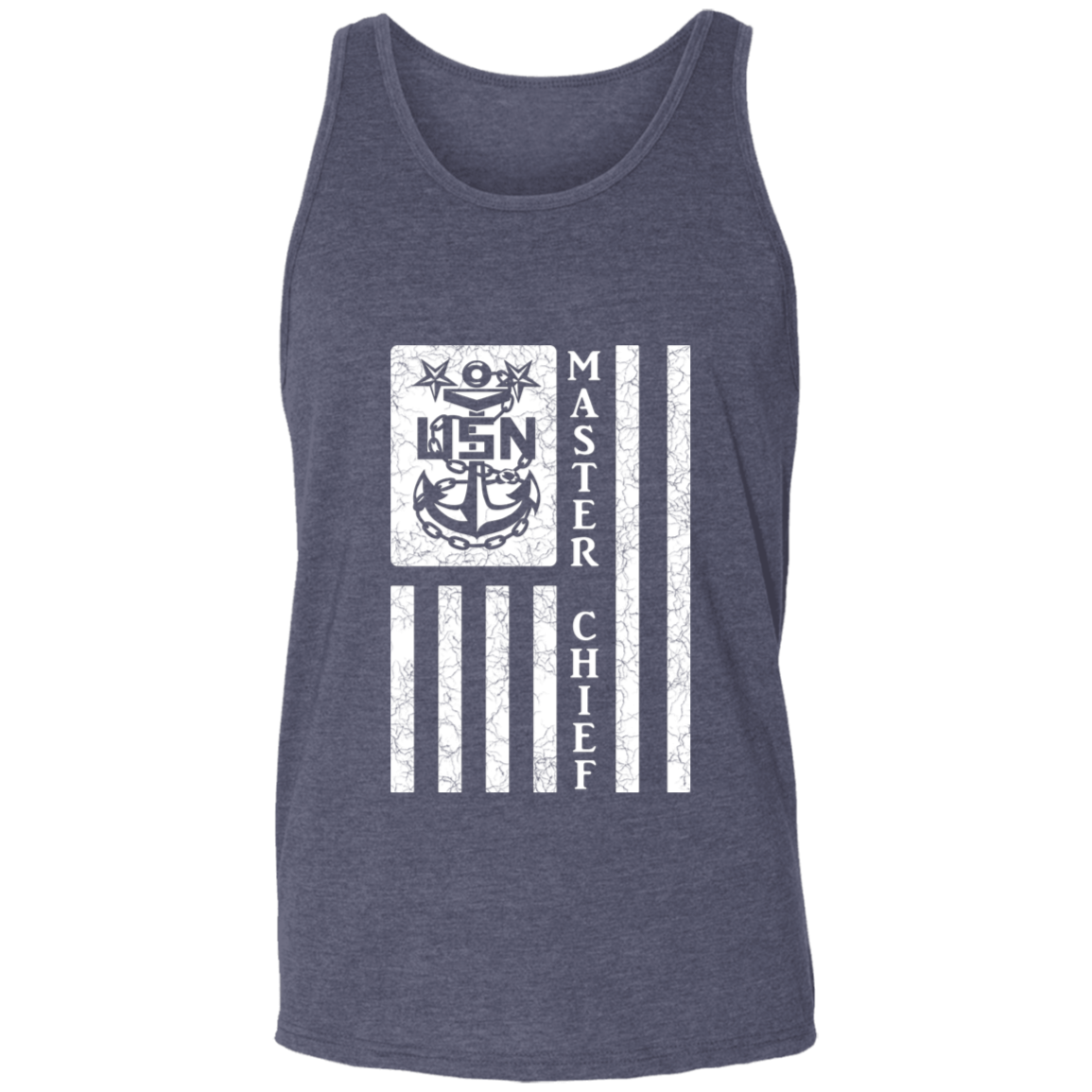 Master Chief Flag White Unisex Tank
