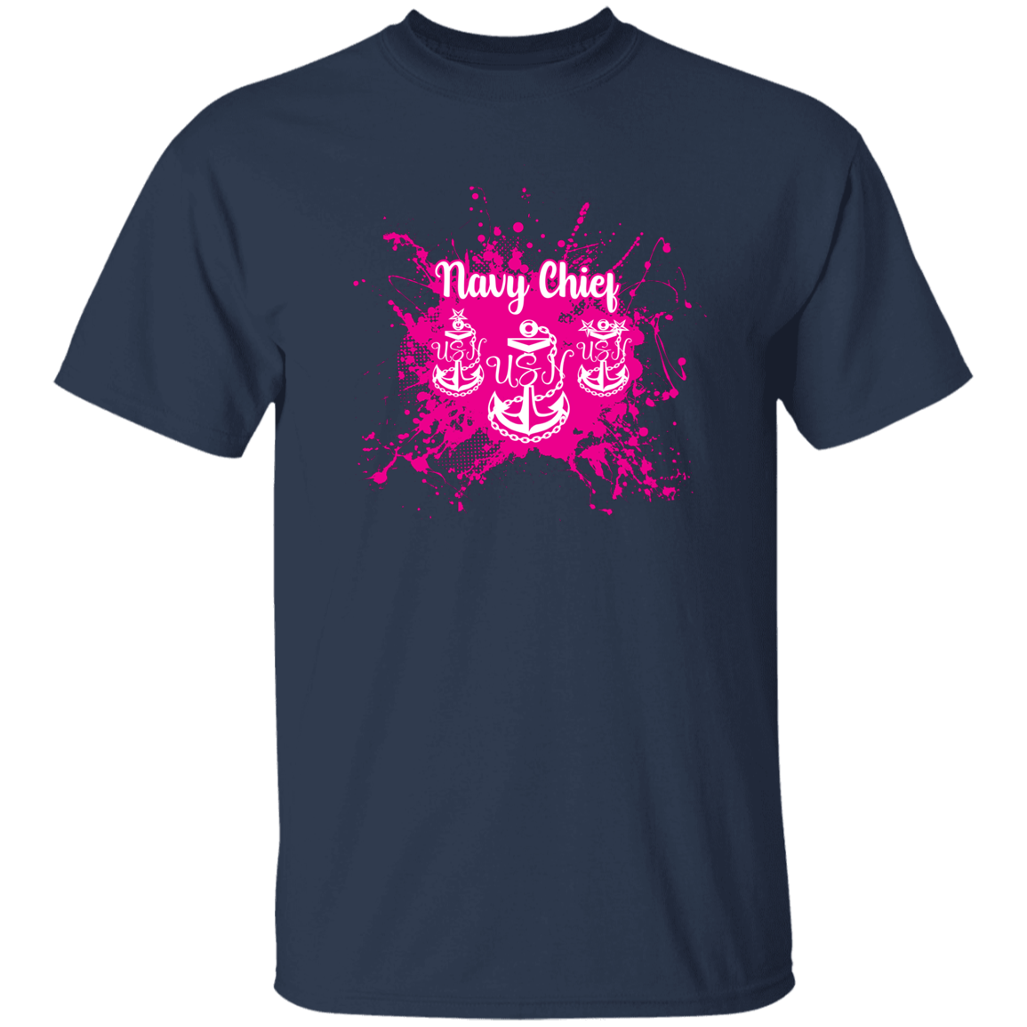 Navy Chief Pink Paint 5.3 oz. T-Shirt