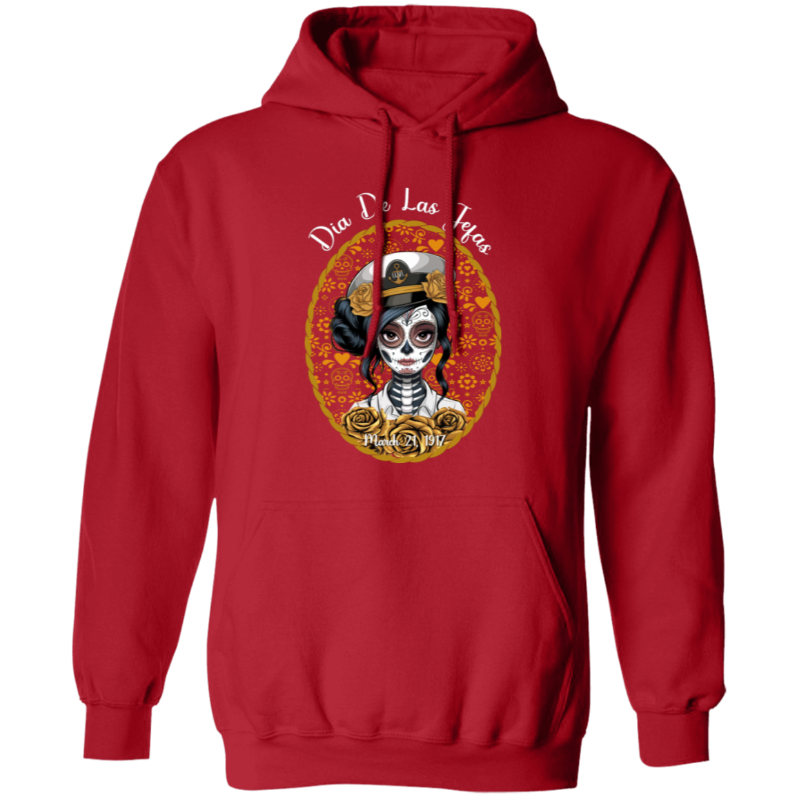 Dia De Las Jefas Pullover Hoodie