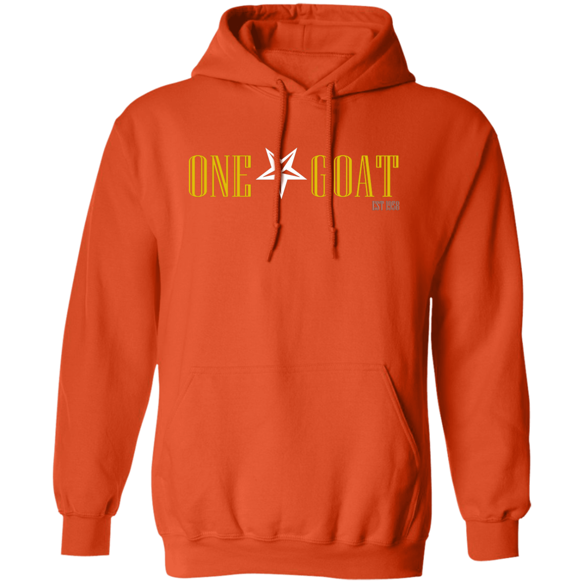 One Star Goat Gold Pullover Hoodie