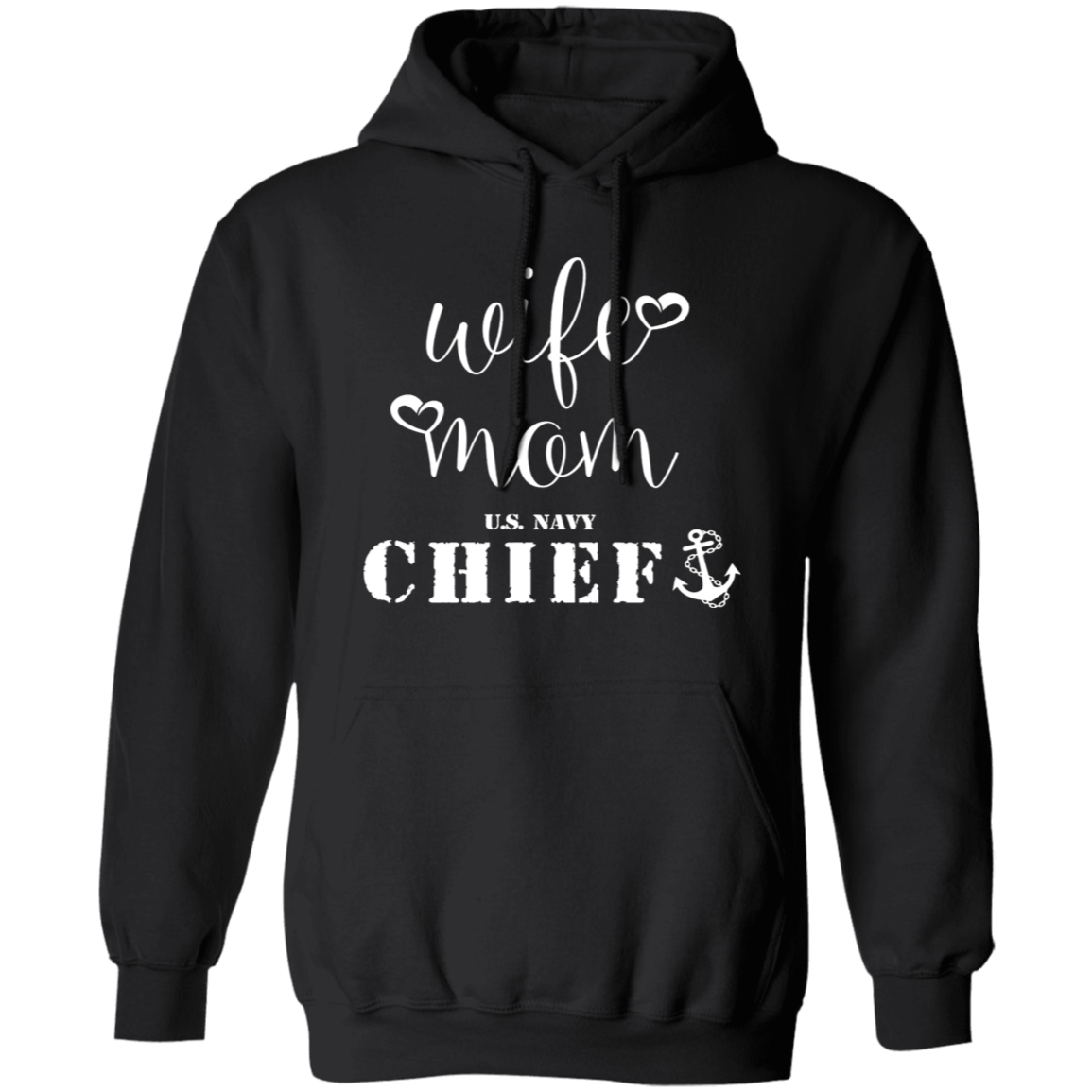 WMC White Pullover Hoodie