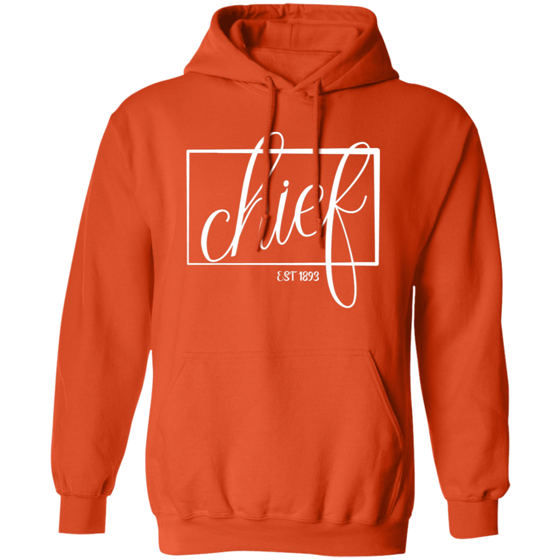 Chief 1893 White Pullover Hoodie