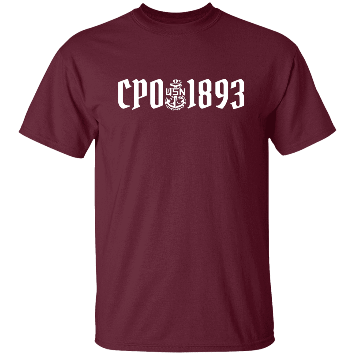 CPO 1893 White 5.3 oz. T-Shirt