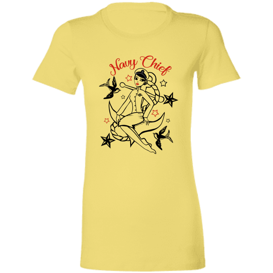 Navy Chief Pin Up Ladies' Favorite T-Shirt