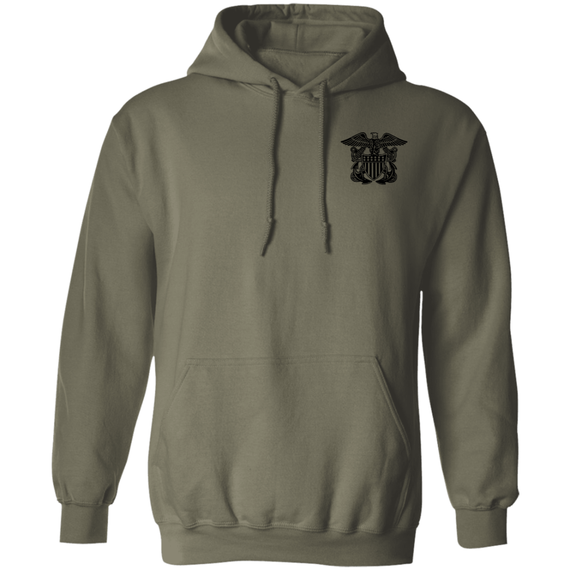 Navy Girl Officer FB Pullover Hoodie