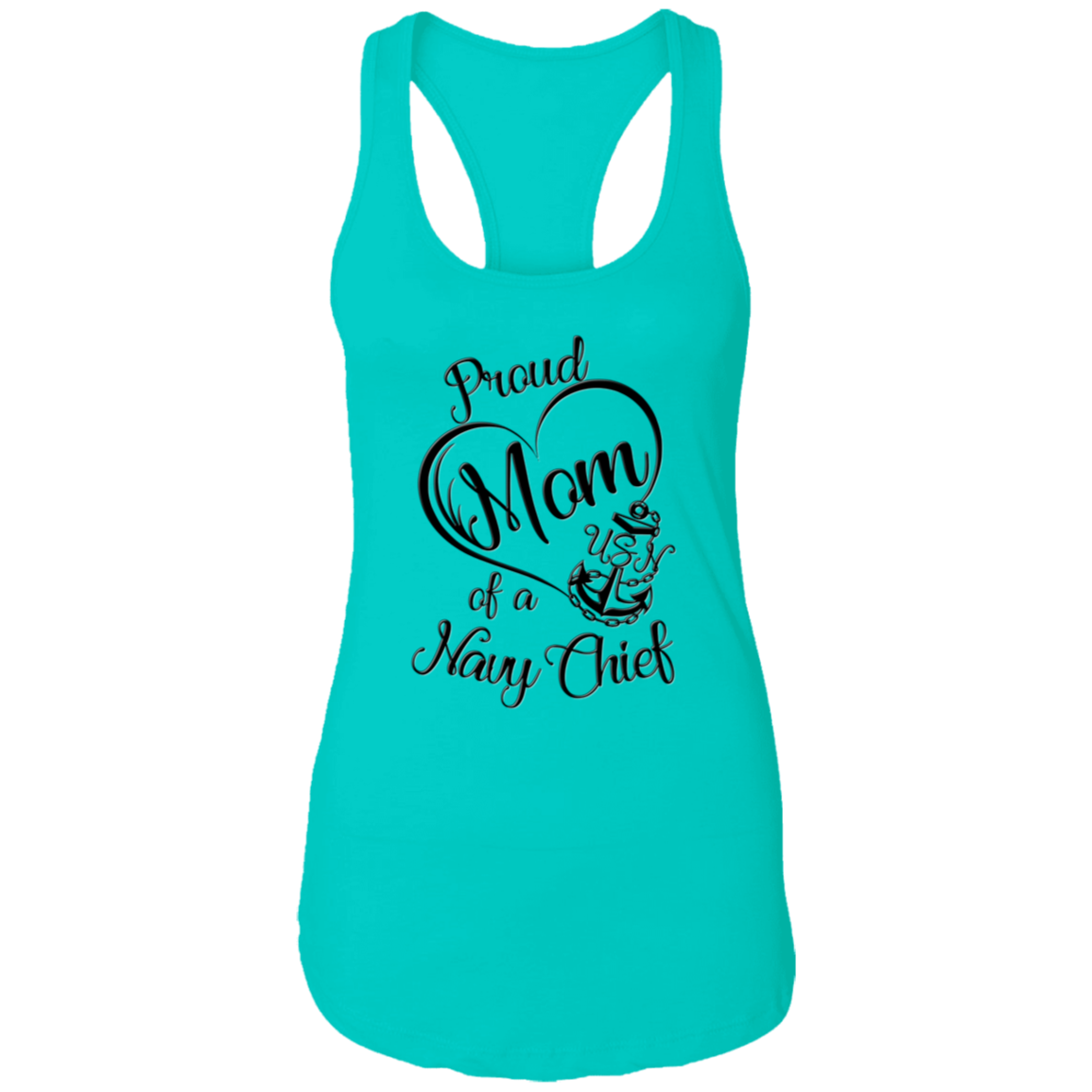 Proud Mom V2 Ladies Racerback Tank
