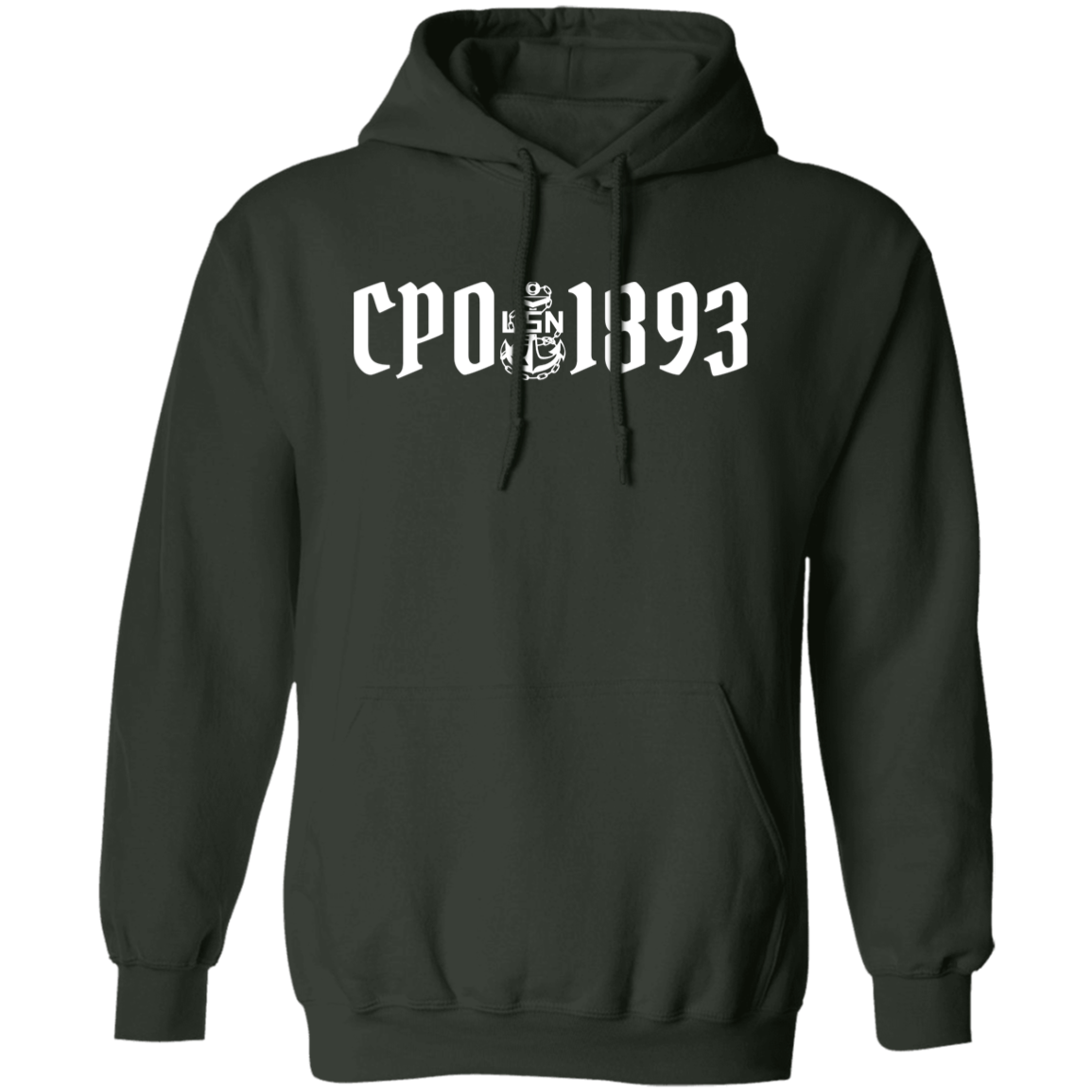 CPO 1893 White Pullover Hoodie