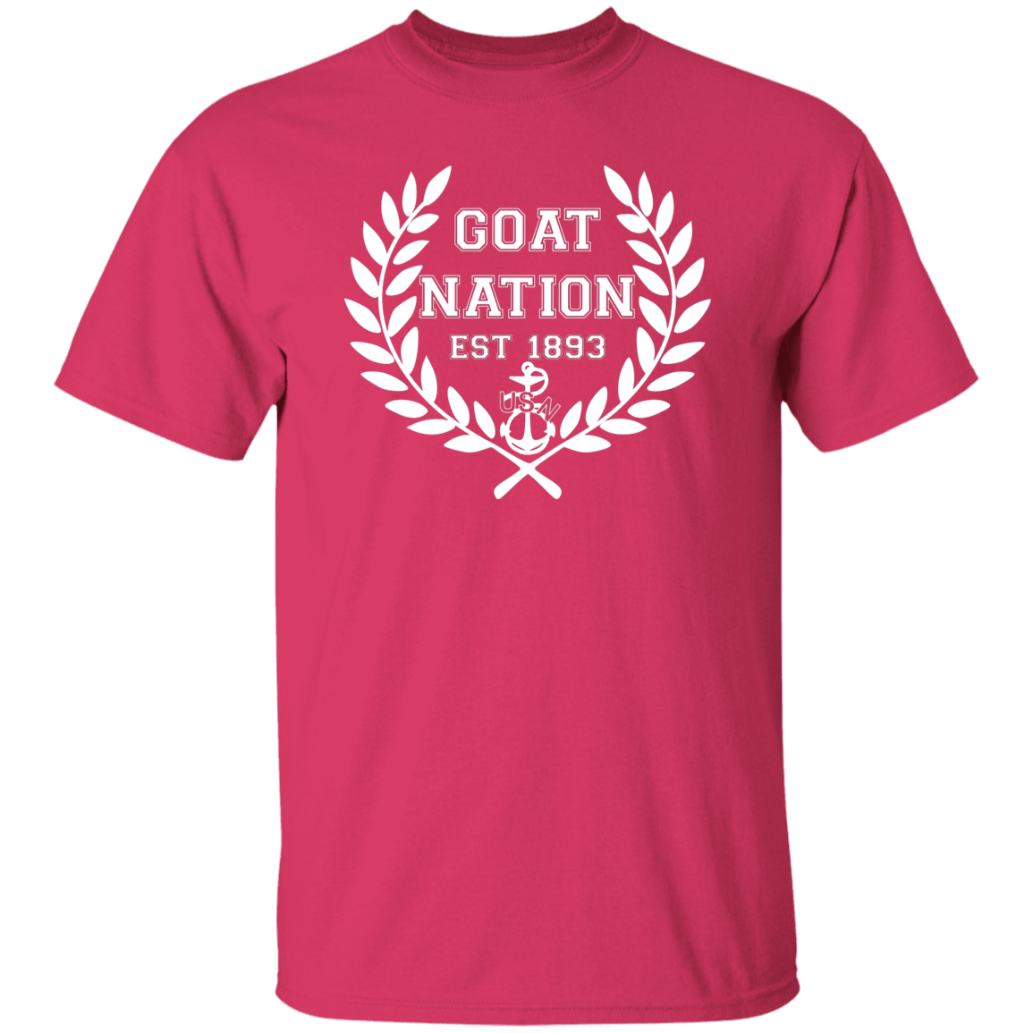 Goat Nation White 5.3 oz. T-Shirt