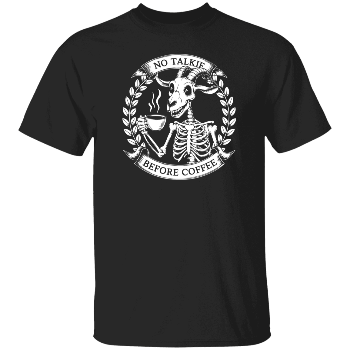 No Talkie Before Coffee 5.3 oz. T-Shirt