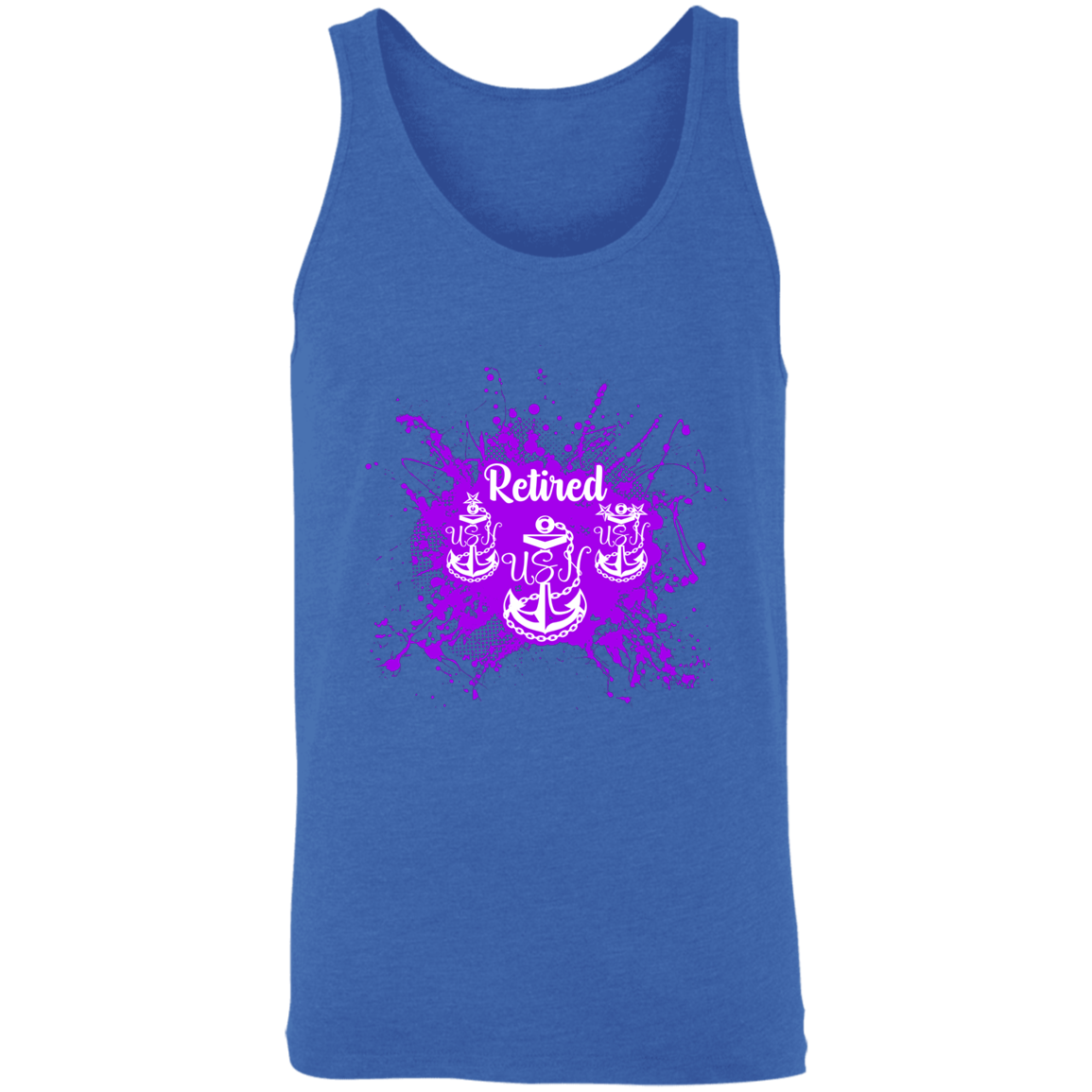Retired Chief Purple Paint Unisex Tank
