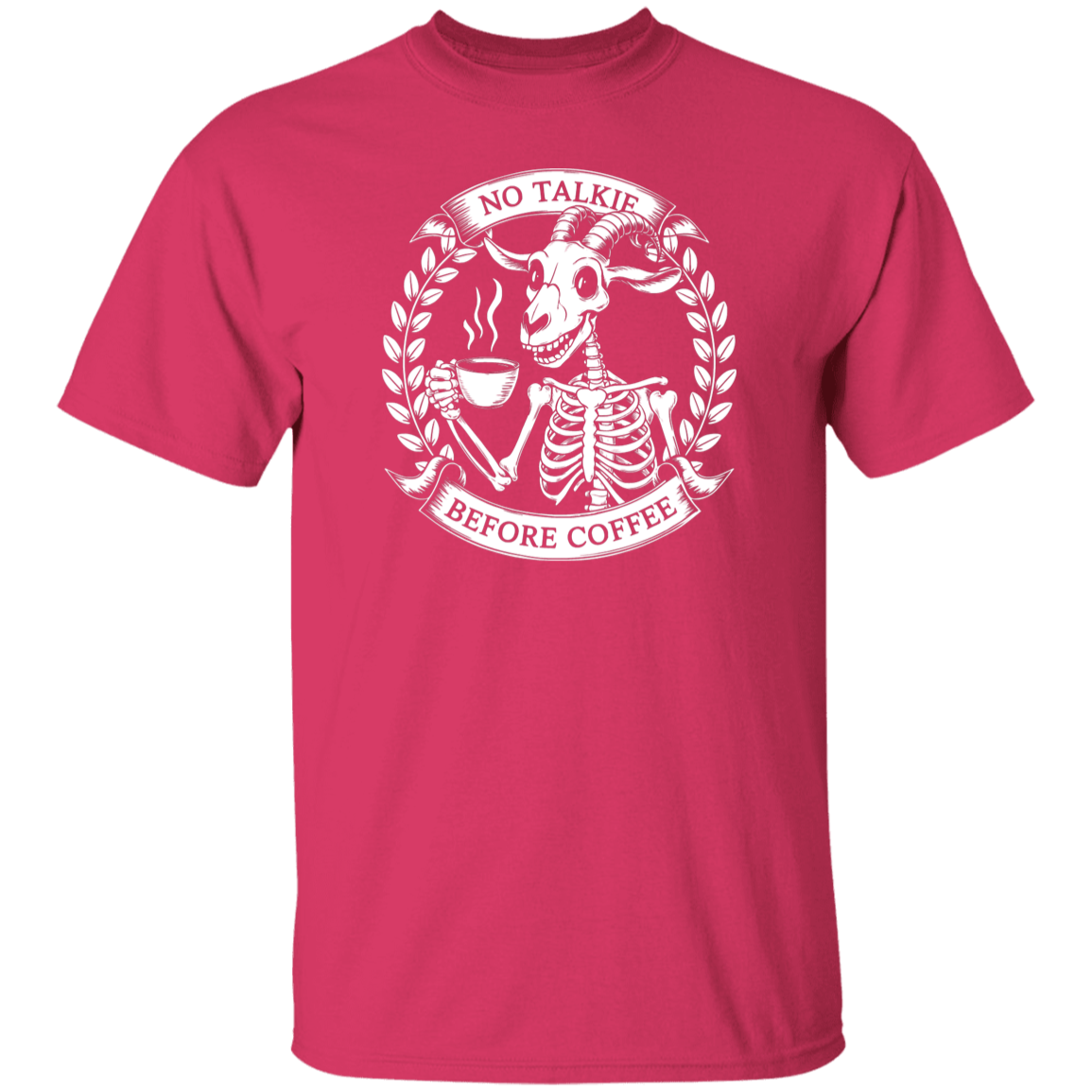 No Talkie Before Coffee 5.3 oz. T-Shirt