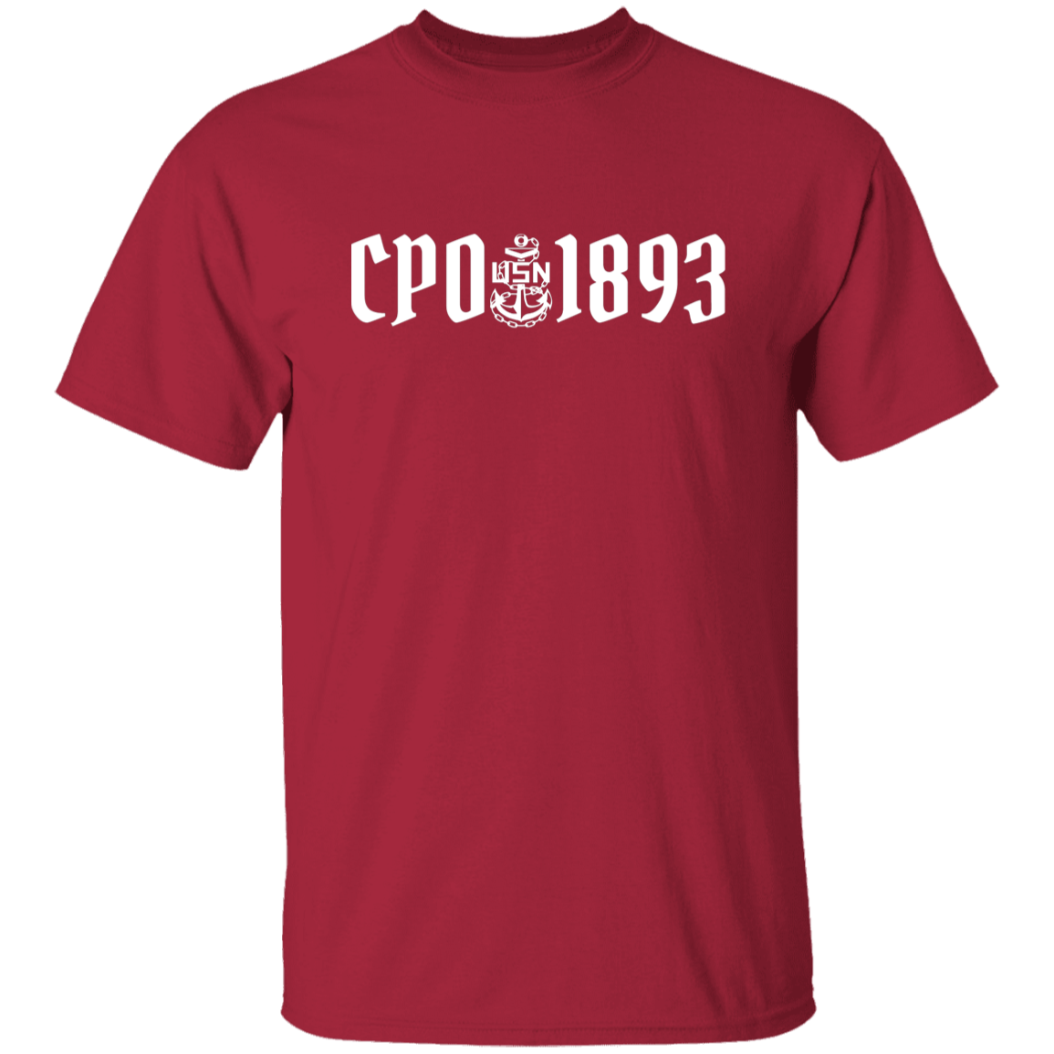 CPO 1893 White 5.3 oz. T-Shirt